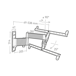 ADAPTATEUR "F" Mâle / TV 9,52mm Femelle