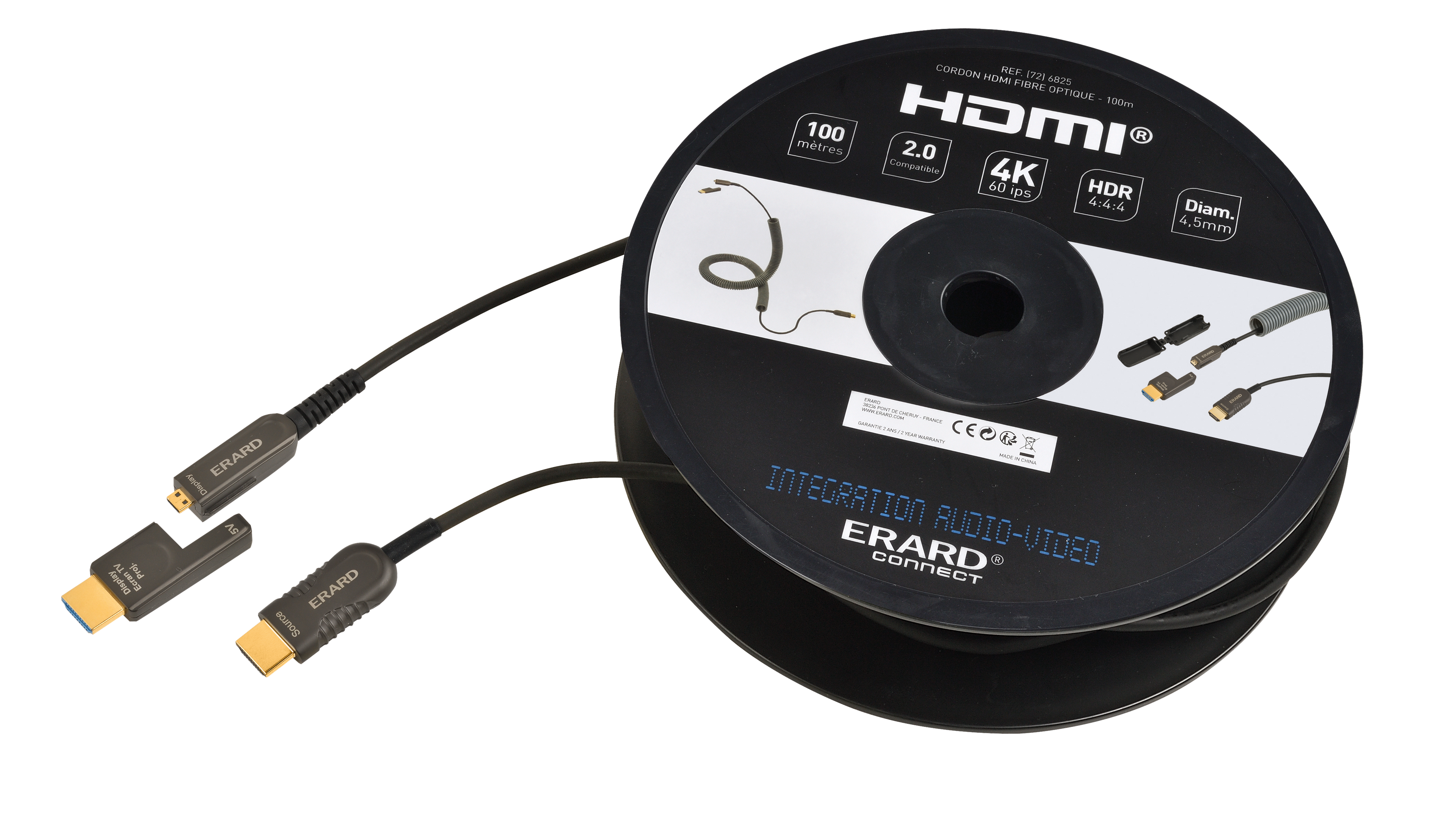 Convertisseur hdmi mâle vers 3 rca femelle - Convertisseur hdmi