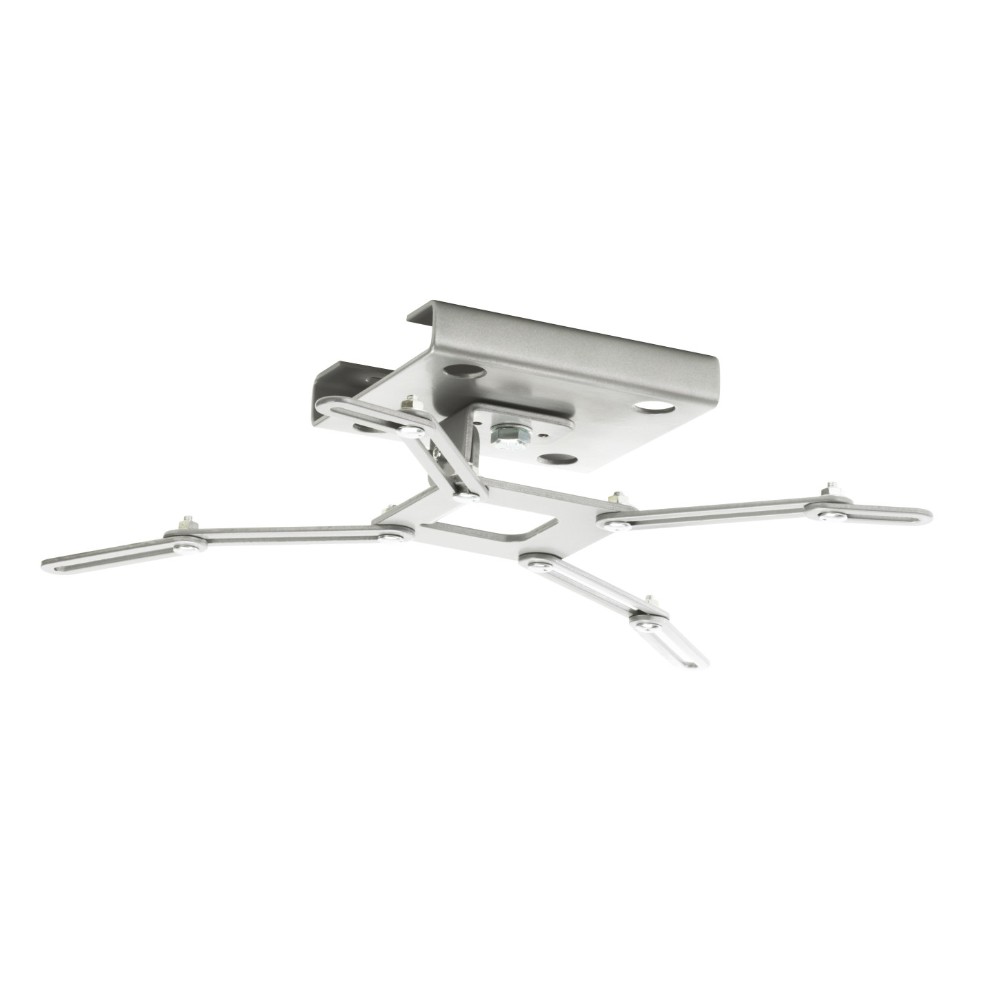 Support Plafond Vidéoprojecteur Rotatif 360° - Fixation Universelle 6mm 180x88mm